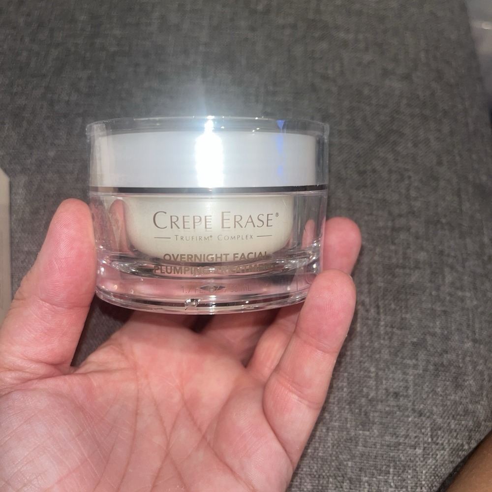 Crepe Erase Overnight Facial Plumping Treatment .5 Fl Oz Sealed New Free Ship!